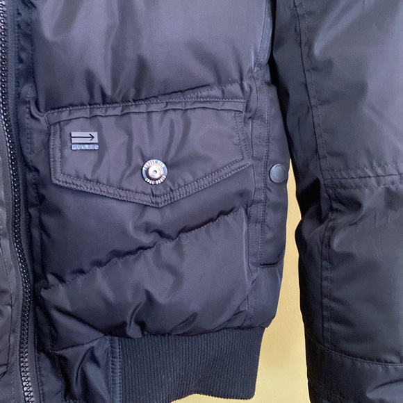 Projek Raw Black Puffer Jacket Winter Coat Men's Size S - Picture 5 of 14